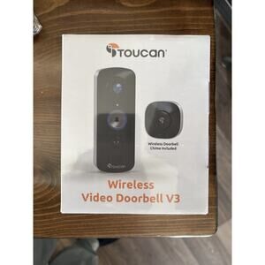 Toucan® V3 Wireless 1080p Video Doorbell with Chime – No Monthly Fee Required